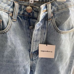 NWT SUPERDOWN Marilyn Denim Jean- size 26- light blue